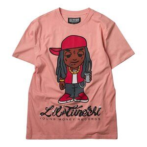 Lil Wayne Tunechi T-Shirt Tee Pink YMCMB Weezy Rap Men's